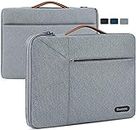 SwooK Laptop Sleeve Case 15-15.6 Inch Handle Laptop Case 360 Protective Laptop Work Briefcase Bag for 15.4" MacBook Air/Pro, 15-15.6 inch Acer/ASUS/HP/Lenovo/Dell Notebook(15-15.6 Inch,Grey)