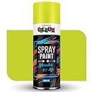Cellux 2X Ultra Cover Fluorescent Green Spray Paint | DIY, Quick Drying with Premium Gloss Finish for Metal, Wood, Wall & other Surfaces - 400 ML