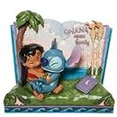 Disney Traditions Stitch Story Book Figurine, Multicolor, height 17cm