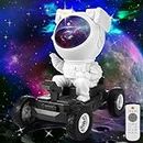 Astronaut Galaxy Star Projector Starry Night Light, Astronauta Lampara con Nebulosa, Proyector Estrellas, Temporizador y Control Remoto, Dormitorio y Proyector de Techo, Regalos Para Niños y Adultos