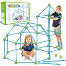 Fort Building Kit for Kids,STEM Construction Toys, Educational Gift for 3 4 5 6 7 8 9 10 11 12 Years Old Boys and Girls