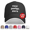 Custom Hat Design Your Own Photo Image Text - Personalized Custom Hats - Adjustable Custom Sandwich Cap for Gifts