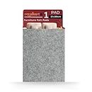Royalkart Full Sheet Self Sticking Felt Non-Skid Protector Furniture Noise Insulation Pad Floor Bumper (Grey, 30x 21 cm)
