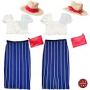 Memorial Day Weekend Bundle! Top, Midi Skirt, Cosmetic Case, Hat Red White Blue