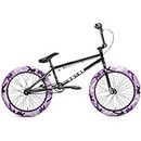 Jet BMX Block BMX Bike - Gloss Black with Purple Camo