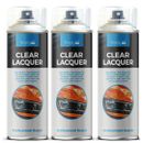 3x Simply Clear Lacquer 500ml Top Coat Gloss Finish Car Automotive Motorcycle