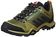 adidas Men's Zapatilla Terrex AX3 Low Rise Hiking Boots, WILPIN/VIVGRN/VIVRED, 12.5 UK