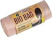 BranQ - Home essential Toilettenbeutel Bio Sacs en édition limitée pour Toilettes de Camping Unisexe, Marron, 20 Unité (Lot de 1)