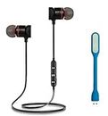 QOCXRRIN PR Wireless Bluetooth in Ear Earphone with Mic & Mobile Holder Stand (Multicolour)