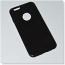Custodia Silicone Back Case Fluo Cover Glitter Sottile Apple Iphone 6 6s Nera