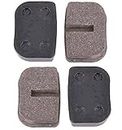 IndiaLot® Cycle Disc Pads - 2X Resin Brake Pads for Bicycle Disc Brake | Anti Sliding Semi Metal Pads | Suitable for Mountain, BMX, MTB, Hybrid Bikes with Disc Brakes