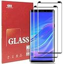 For Samsung Galaxy Note 9 Screen Protector Tempered Glass [2+2 Pack] Camera Lens Protector,【Anti-Scratch】【Easy-Installation 】 【9H Hardness】 for Samsung Galaxy Note 9 6.4 inch