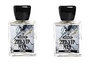 AL HANNAN PERFUMERS Fragrances Fresh & Luxury 212 VIP Men Perfume Series For Men & Women Gift Set For Couple Pack of 2