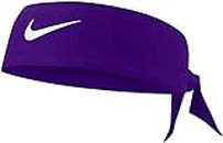 Banda para el Cabello Nike Purple Dri-Fit Head Tie 3.0 - Morado/Blanco
