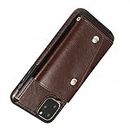Crossbody Wallet Leather Case for Samsung Galaxy S20 Ultra S10 Plus S9 S8 Case with Credit Card Holder for Samsung Note 10 S 9 8 Plus Kickstand Cover Handbag,Brown,for Samsung S10 E