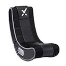 X Rocker SE 2.1 Video Gaming Floor Chair, with 2 Speakers, Subwoofer, Padded Headrest, Bluetooth, Foldable, 5130301, 25.2" x 18.4" x 16.4", Black