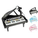 Microfono giocattolo per bambini pianoforte a coda strumento musicale tastiera elettronica giocattolo set regalo