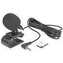 tomzz Audio 5800-151 Micrófono con Clavija de 3,5 mm Compatible con Alpine Pioneer Clarion Kenwood JVC Sony Tom Tom