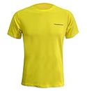 TRANSFORM Prime Yellow Round Neck T-Shirt, Large