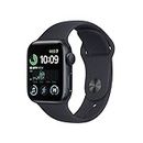 Apple Watch SE (2nd Gen)[GPS + Cellular 40 mm] Smart Watch w/Midnight Aluminium Case & Midnight Sport Band Fitness & Sleep Tracker, Crash Detection, Heart Rate Monitor, Retina Display,Water Resistant