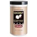 CAcafe Coconut Coffee Unsweetened, Coconut Infused Colombian Coffee, No Added Sugar, Creamy Drink Mix, Make Iced or Hot, Packed with Antioxidants, Natural Energy and Stress Relief (12.07oz)