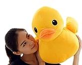 50cm/19inch Plush Yellow Duck Soft Stuffed Animal Toy Sofa Decoration for Kids Birthday