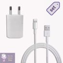 Ladekabel + USB Netzteil Set für Apple iPhone 5 6 7 8 X XS XR 11 12 13 14 1m