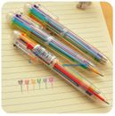 Ballpoint Pen Ball Point Pens Kids Multi-color 6 in 1 Color School Office Supply