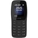 (Refurbished) Nokia 105 Classic | Dual SIM Keypad Phone with Built-in UPI Payments, Long-Lasting Battery, Wireless FM Radio, Charger in-Box | Charcoal