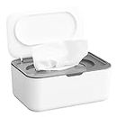 Cannagenix Wet Wipe Dispenser, Baby Napkin Storage Box Tissue Paper Holder Container Dust Proof Lid Wet Tissue Box Wet Wipe Case Holder with Lid Keeps Wipes Fresh for Home, Office