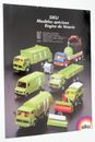 SIKU GERMANY CATALOGUE OLD TOYS SPECIAL MODELS ROAD MACHINERY