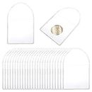 Cobee Single Pocket Coin Flips,50Pcs Individual Clear Plastic Sleeves Holders Coin Pouch Coin Protector Small Collection Holder for Coins Jewelry Small Items 2.2 x 2 in