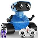 Hamourd Robot Toys for Boys Girls, Rechargeable Remote Control Robots, Emo Robot with Auto-Demonstration, Flexible Head & Arms, Dance Moves, Music, Shining LED Eyes, Kids Toys for 5+ Years Old Boys