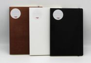Cuaderno de tapa dura forrado A5 x 2 almohadillas para escribir diario 80 hojas 160 páginas por libro