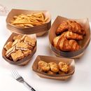 30pcs, Disposable Food Trays, Kraft Paper Food Boats, For Party Snacks, Taco Bar, Seafood, Nachos Plates And More, Kitchen Gadgets, Kitchen Stuff, Kitchen Accessories, Home Kitchen Items