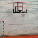Soozier Wall Mounted Basketball Hoop Outdoor, Basketball Accessories w/ 43" x 30" Shatterproof Backboard in Black/Gray/Red | Wayfair A61-030