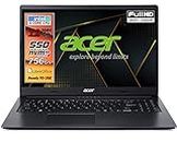 Acer Notebook SSD, portatile pc, Intel N4120, 4 core, Ram 12GB, SSD 512GB, display 15.6" FullHD led, 3 USB, wi-fi, hdmi, BT, lan, Win 10 Pro, Libre Office, Pronto all'Uso, Gar. e layout Italia