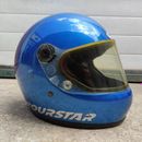 Bell Tourstar Vintage Helmet With New Shield - Star NO SNELL