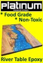 FOOD GRADE Platinum River Table Epoxy Resin non toxic Deep Cast Art Craft 2:1  