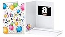Carte cadeau Amazon.fr - Dans une carte de vœux Ballons Colorés