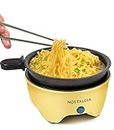Nostalgia MyMini Personal Electric Skillet & Rapid Noodle Maker, Perfect For Healthy Keto & Low-Carb Diets, Yellow