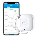 Govee Hygrometer Thermometer, Mini Wireless Thermometer Bluetooth Humidity Sensor with Notification Alert, Data Storage and Export, 262ft/80M Connecting Range