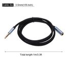 3.5mm Aux Extension Cable Male to Female Audio HiFi Headphone Cord