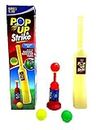 Toyztrend Sporty Pop Up & Strike Cricket Set With Automatic Ball Launcher for kids