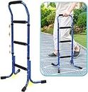 Stand Assist Walking Cane Sticks for Seniors Balance Mobility Daily Living Aids with 4 Prong Elderly Toilet Bars to Help Get Up Adjustable Couch Chairs Standing Support for Adults, Women, Men