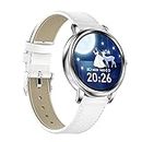 ZGZYL Mesdames Smart Watch Tension Sanguine Moniteur De Fréquence Cardiaque 2021 Style Contrôle Tactile Complet Smartwatch Women Smartwatch Health Tracking Watch (pour iOS Android),D