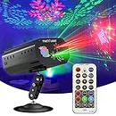 Party Lights,Disco Lights,Dj Lights Strobe Stage Lights Rave Light Disco Ball Laser Lights Sound Activated Multiple Patterns with Remote Control for Parties Bar Birthday Wedding Holiday Xmas Christmas
