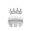 Dragro Sheep Clippers Replacement Blades, Professional Stainless Steel Clipper Blades for Thick Coat Animals