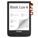 PocketBook e-Book Reader 'Basic Lux 4' (deutsche Version) 8 GB Speicher, 15,2 cm (6 Zoll) E-Ink Carta Display - Schwarz