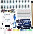 ELEGOO UNO Project Basic Starter Kit with Tutorial and UNO R3 Board Compatible with Arduino IDE for Beginner